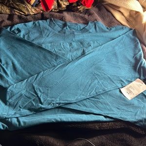 Long sleeve blue shirt